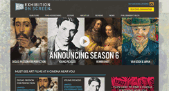 Desktop Screenshot of exhibitiononscreen.com